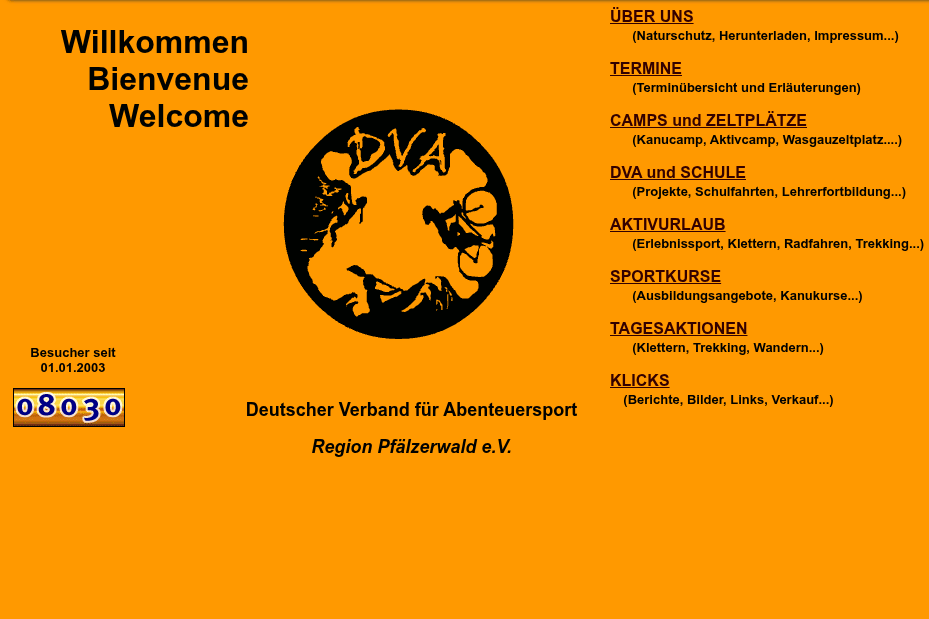 Zum Vergrößern anklicken! Homepage 2006