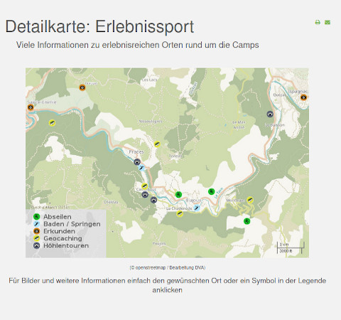 Detailkarte: Erlebnissport