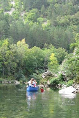 Mit dem Kanu auf dem Tarn